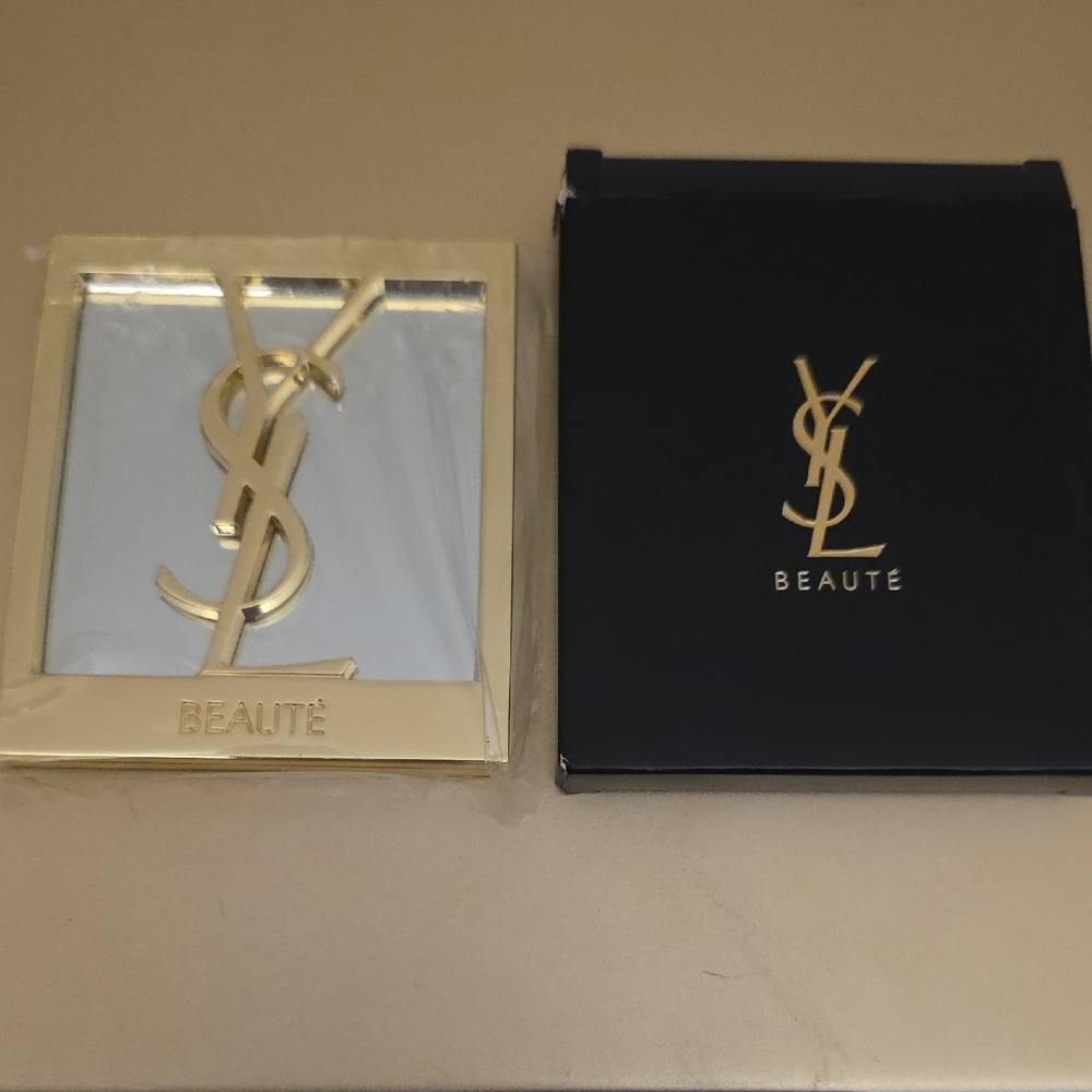 Yves Saint Laurent Gold  Compact Mirror
